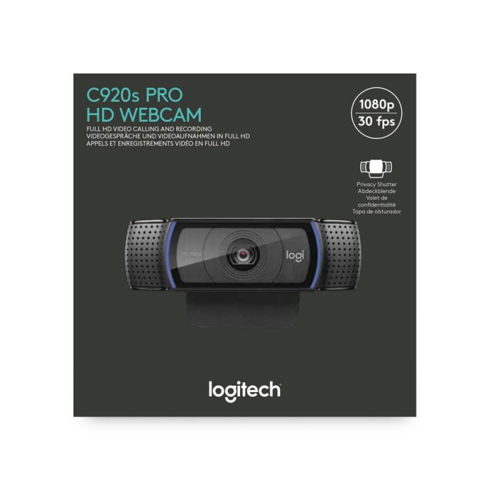 Logitech - 960-001252 cámara web 1920 x 1080 Pixeles USB Negro