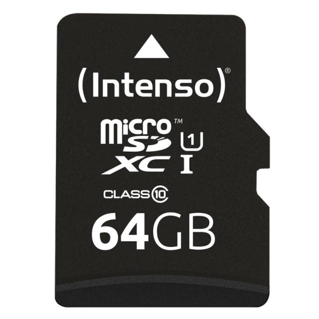 Intenso - 3423490 memoria flash 64 GB MicroSDXC UHS-I Clase 10