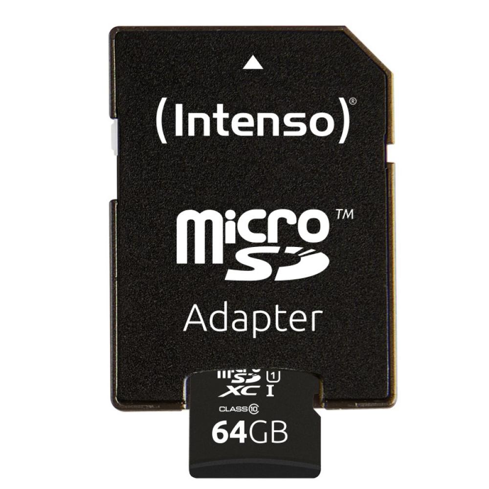 Intenso - 3423490 memoria flash 64 GB MicroSDXC UHS-I Clase 10