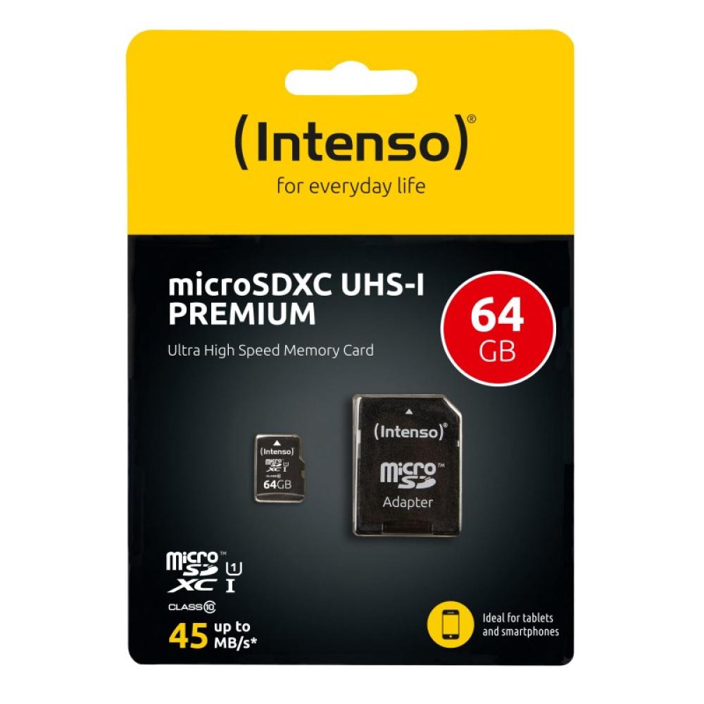 Intenso - 3423490 memoria flash 64 GB MicroSDXC UHS-I Clase 10