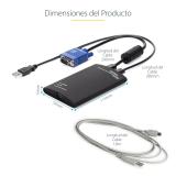 StarTech.com - Adaptador Crash Cart USB KVM para Ordenador Portátil