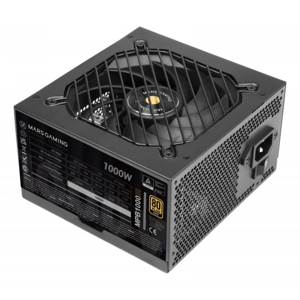 Mars Gaming - MPB1000SI unidad de fuente de alimentación 1000 W 24-pin ATX ATX Negro