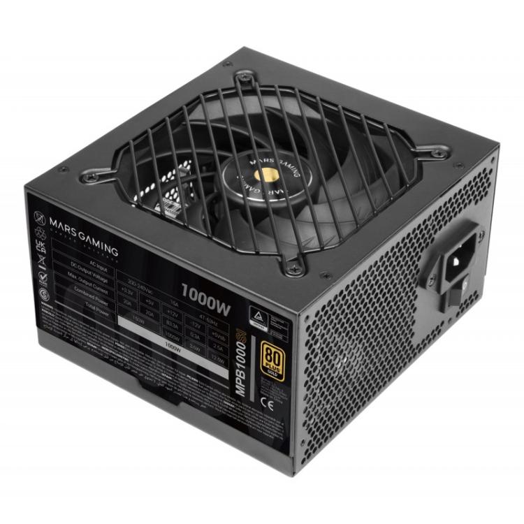 Mars Gaming - MPB1000SI unidad de fuente de alimentación 1000 W 24-pin ATX ATX Negro