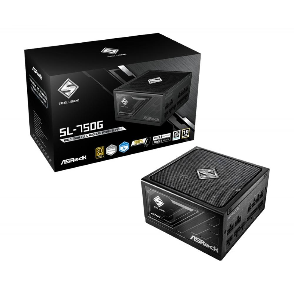 Asrock - SL-1000G Steel Legend unidad de fuente de alimentación 1000 W 20+4 pin ATX ATX Negro