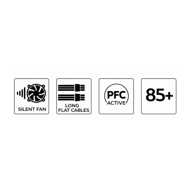 CoolBox - FUENTE DE ALIMENTACION ATX POWERLINE III 550W 85%EFI