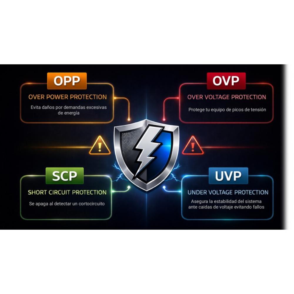 CoolBox - FUENTE DE ALIMENTACION ATX POWERLINE III 550W 85%EFI