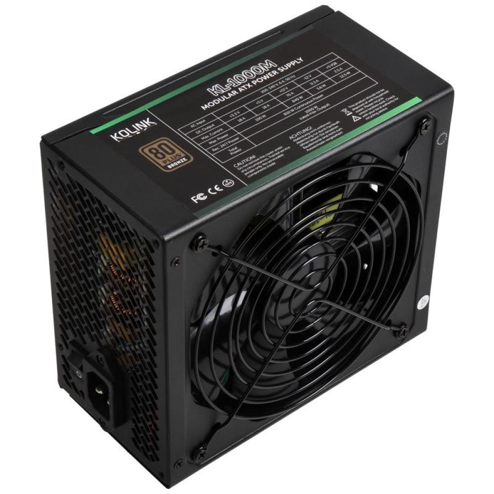 Kolink - KL-1000M unidad de fuente de alimentación 1000 W 20+4 pin ATX Negro