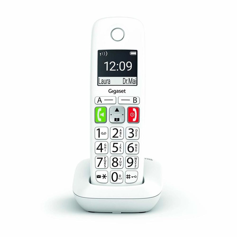 Gigaset - E290 Teléfono DECT/analógico Identificador de llamadas Blanco