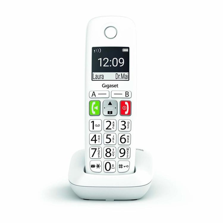 Gigaset - E290 Teléfono DECT/analógico Identificador de llamadas Blanco