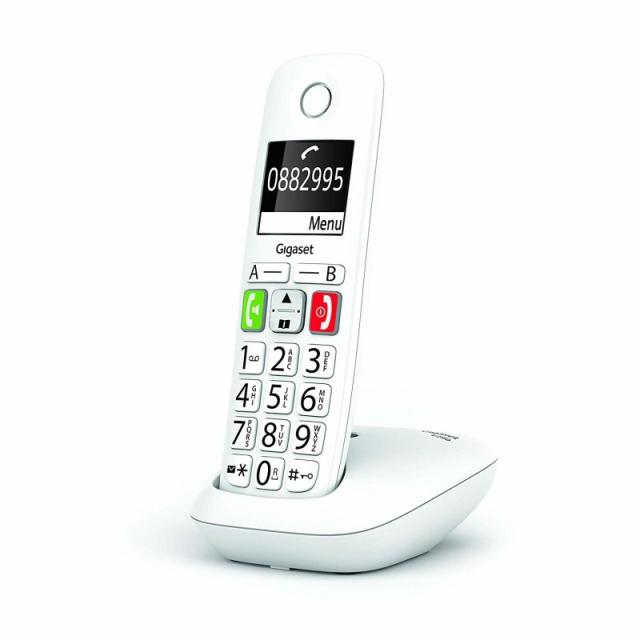 Gigaset - E290 Teléfono DECT/analógico Identificador de llamadas Blanco