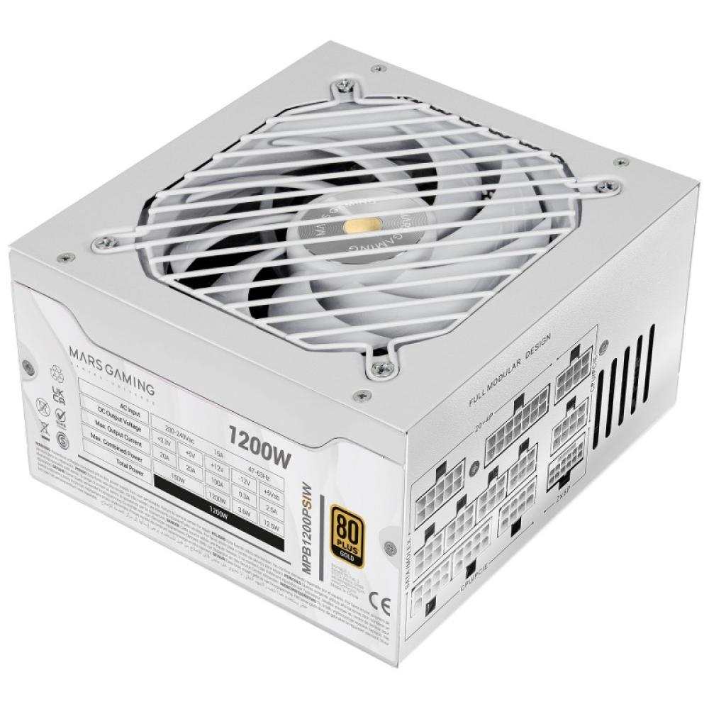 Mars Gaming - MPB1200PSIW unidad de fuente de alimentación 1200 W Blanco