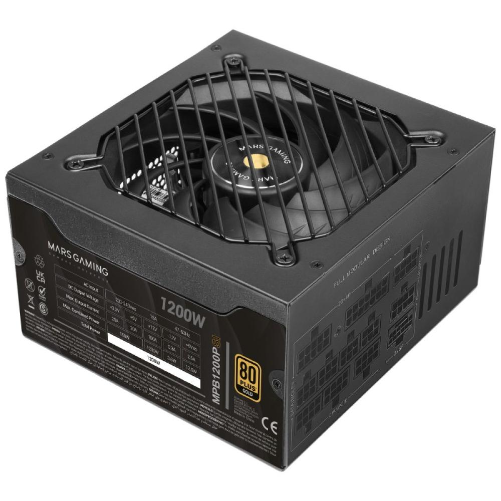 Mars Gaming - MPB1200PSI unidad de fuente de alimentación 1200 W Negro