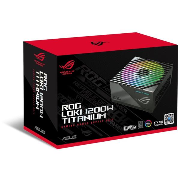 ASUS - ROG -LOKI-1200T-SFX-L-GAMING unidad de fuente de alimentación 1200 W 20+4 pin ATX Negro, Plata