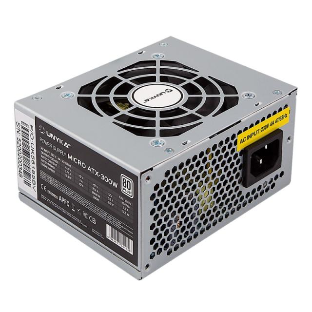 UNYKAch - SFX 300W unidad de fuente de alimentación 20+4 pin ATX Plata