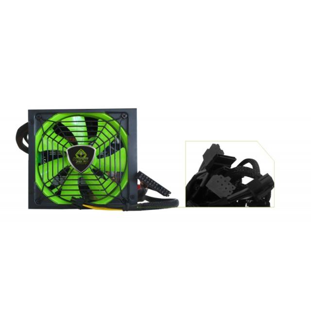 KeepOut - FX1000MU unidad de fuente de alimentación 1000 W 20+4 pin ATX ATX Negro, Verde