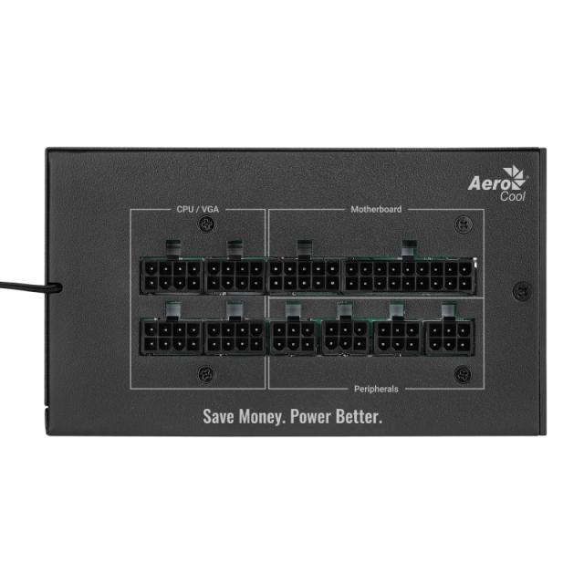 Aerocool - MIRAGEGOLD 650W Fuente Alimentación PC Modular RGB 80 Plus Gold Condensadores Japoneses