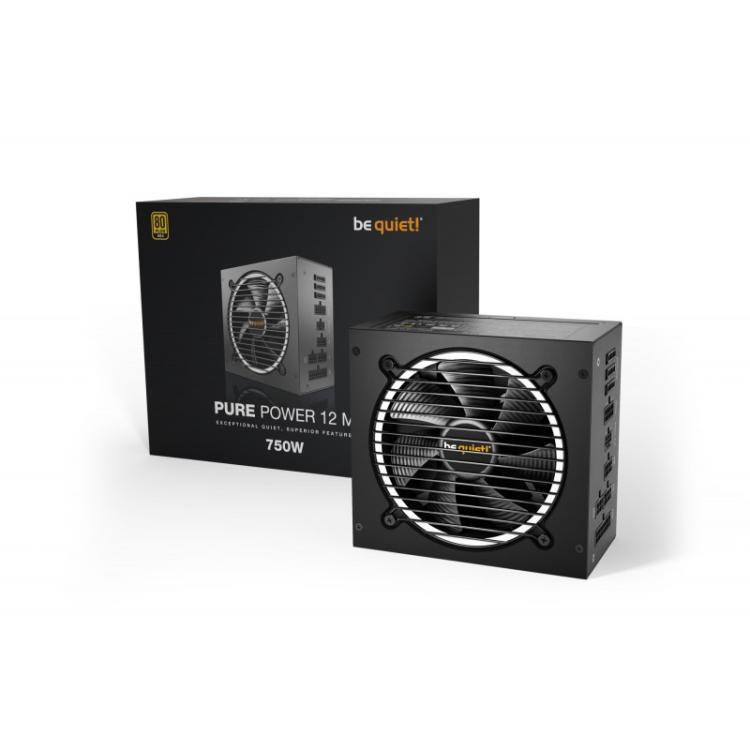 be quiet! - Pure Power 12 M unidad de fuente de alimentación 750 W 20+4 pin ATX ATX Negro