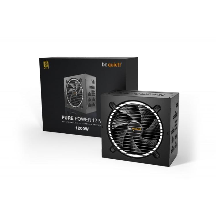 be quiet! - PURE POWER 12 M / 1200W unidad de fuente de alimentación 20+4 pin ATX ATX Negro