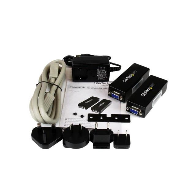 StarTech.com - Extensor de Vídeo VGA a través de Cable Cat5 UTP Ethernet RJ45 - Hasta 80m