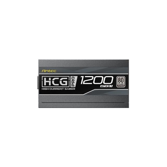 Antec - HIGH CURRENT GAMER HCG1200 PRO Platinum ATX 3.1 unidad de fuente de alimentación 1200 W 20+4 pin ATX Negro