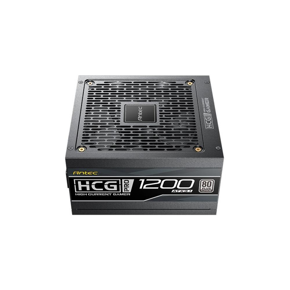 Antec - HIGH CURRENT GAMER HCG1200 PRO Platinum ATX 3.1 unidad de fuente de alimentación 1200 W 20+4 pin ATX Negro