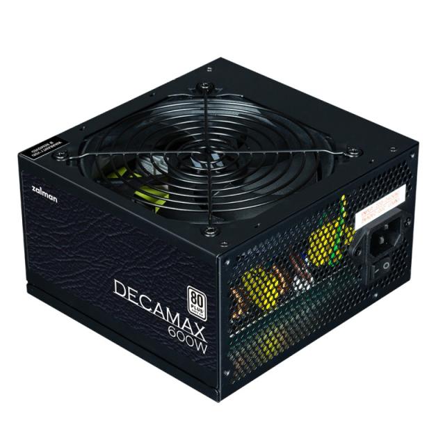 Zalman - Decamax unidad de fuente de alimentación 600 W ATX Negro