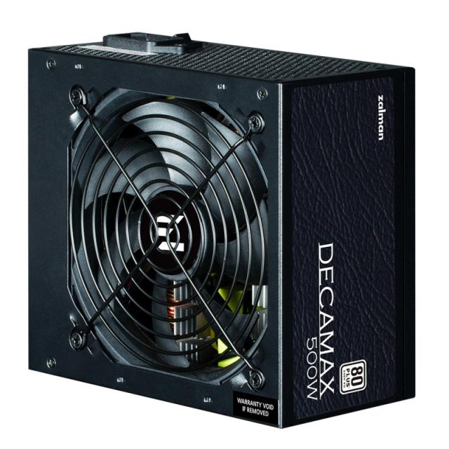 Zalman - Decamax unidad de fuente de alimentación 500 W ATX Negro