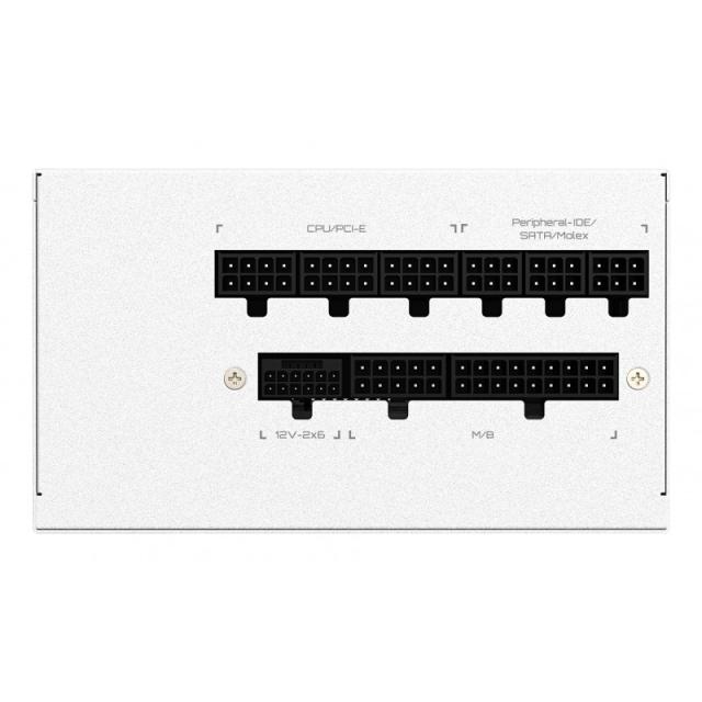 GIGABYTE - UD750GM PG5 V2 ICE Fuente de Alimentación – PCIe Gen 5.1, 80 PLUS Gold, Diseño completamente modular, Ventilador de 1