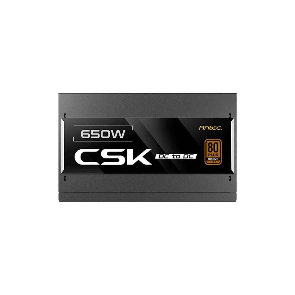 Antec - CSK650DC EC unidad de fuente de alimentación 650 W 20+4 pin ATX ATX Negro