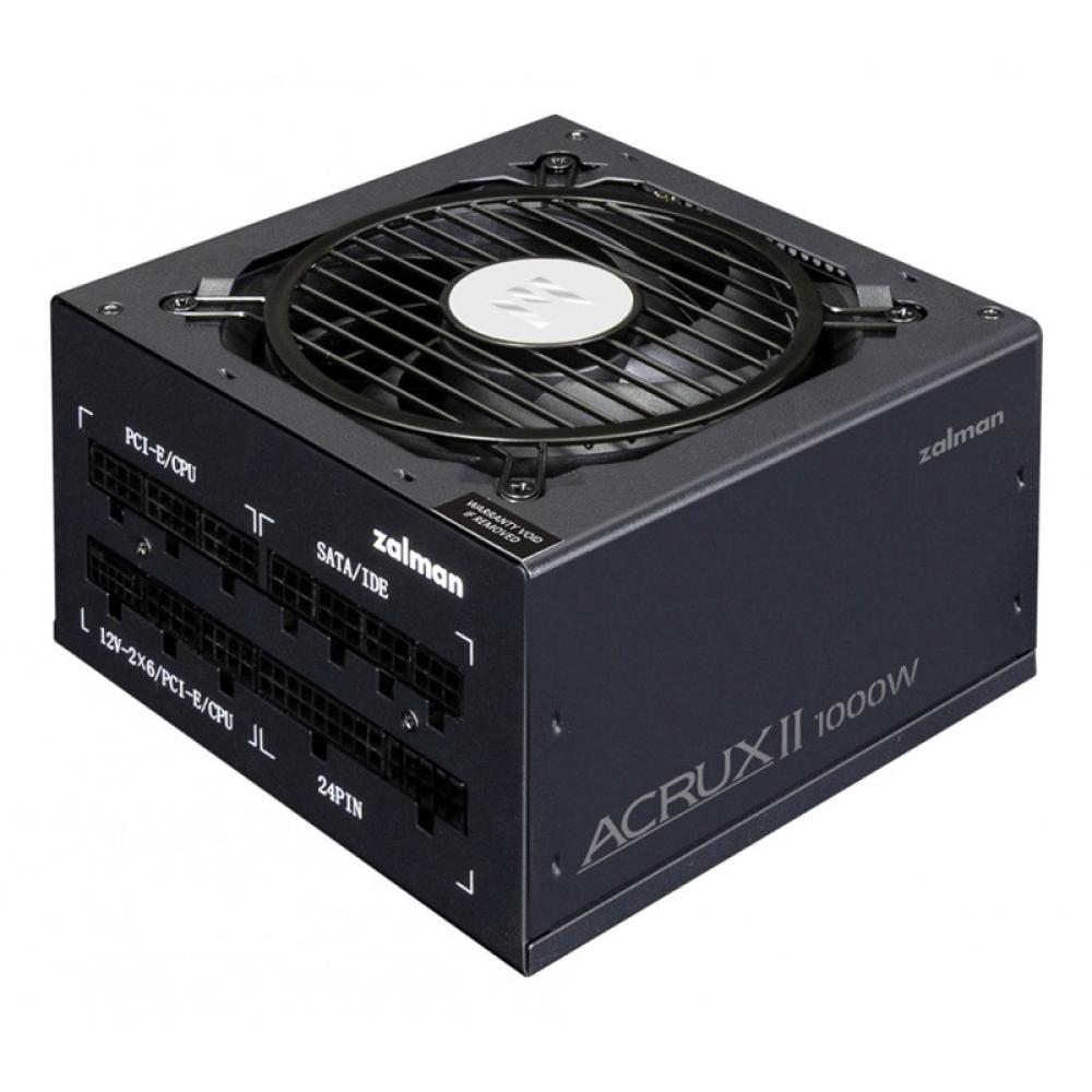 Zalman - ACRUX II unidad de fuente de alimentación 1000 W 24-pin ATX ATX Negro