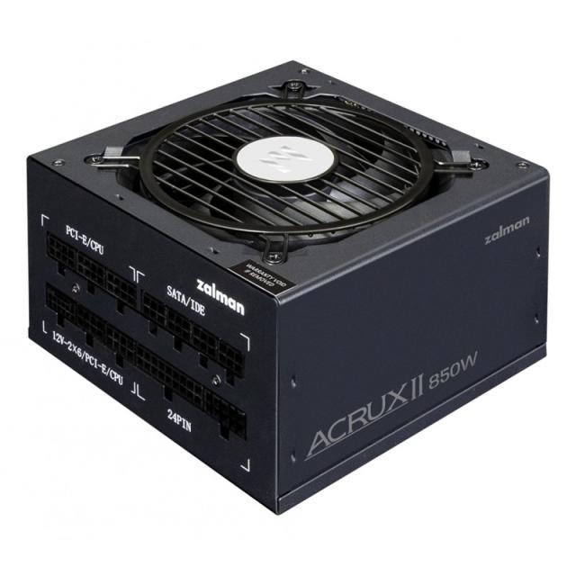 Zalman - ACRUX II unidad de fuente de alimentación 850 W 24-pin ATX ATX Negro