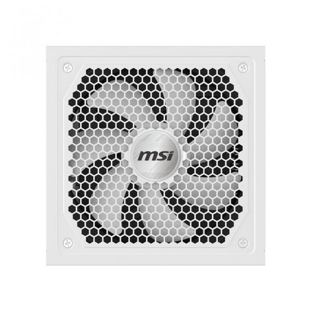 MSI - MAG A1000GL PCIE5 WHITE unidad de fuente de alimentación 1000 W 24-pin ATX ATX Blanco