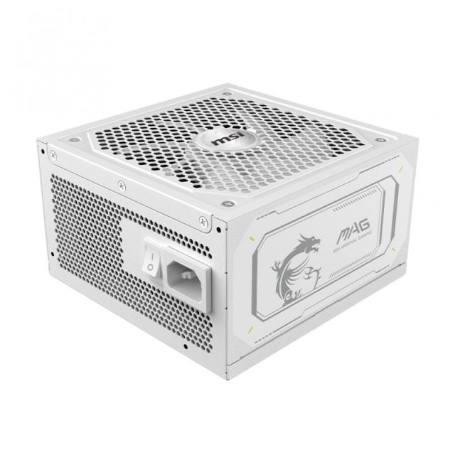 MSI - MAG A1000GL PCIE5 WHITE unidad de fuente de alimentación 1000 W 24-pin ATX ATX Blanco