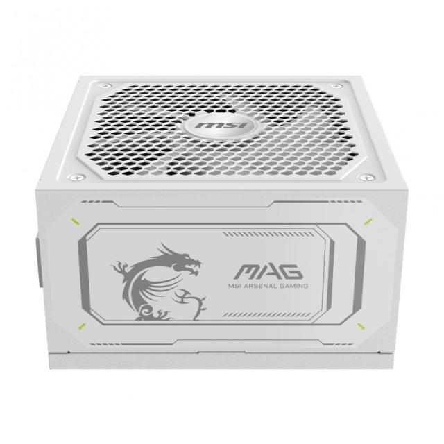 MSI - MAG A1000GL PCIE5 WHITE unidad de fuente de alimentación 1000 W 24-pin ATX ATX Blanco