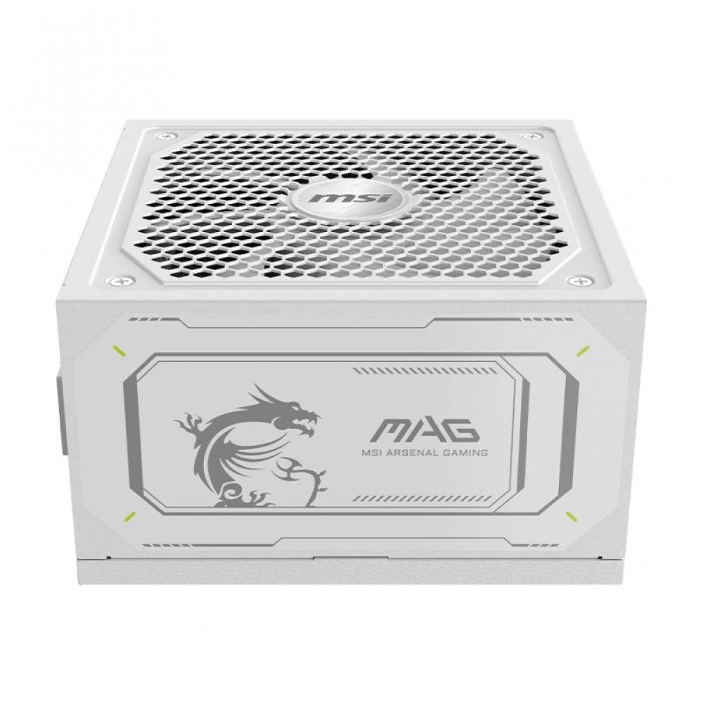 MSI - MAG A1000GL PCIE5 WHITE unidad de fuente de alimentación 1000 W 24-pin ATX ATX Blanco
