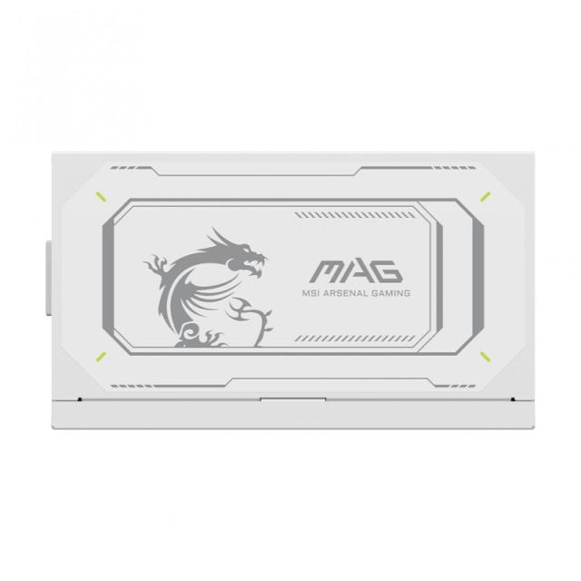 MSI - MAG A1000GL PCIE5 WHITE unidad de fuente de alimentación 1000 W 24-pin ATX ATX Blanco