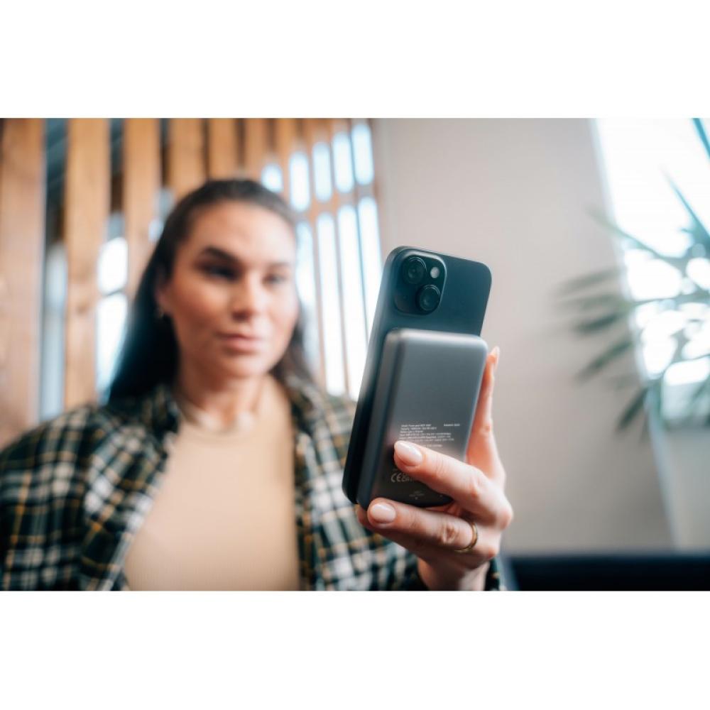 Verbatim - Charge ''n'' Go Polímero de litio 10000 mAh Cargador inalámbrico Gris