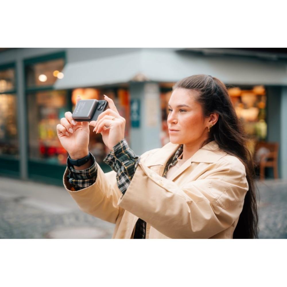 Verbatim - Charge ''n'' Go Polímero de litio 10000 mAh Cargador inalámbrico Gris