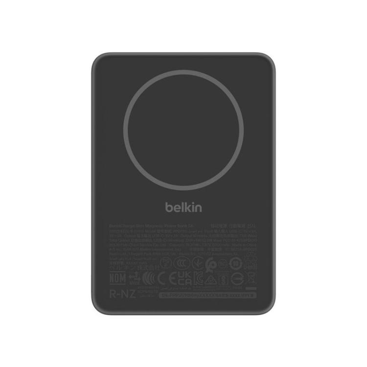 Belkin - BPD010hqBK 5000 mAh Cargador inalámbrico Negro
