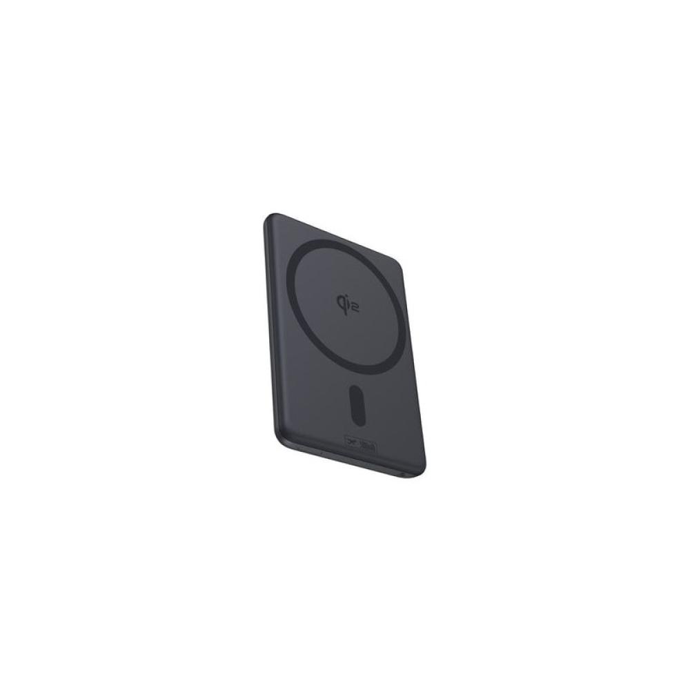 Baseus - P10081907123-00 batería externa 5000 mAh Cargador inalámbrico Negro