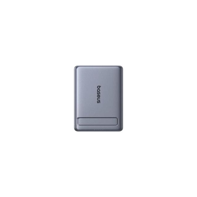 Baseus - P1007680B813-00 batería externa 5000 mAh Cargador inalámbrico Gris