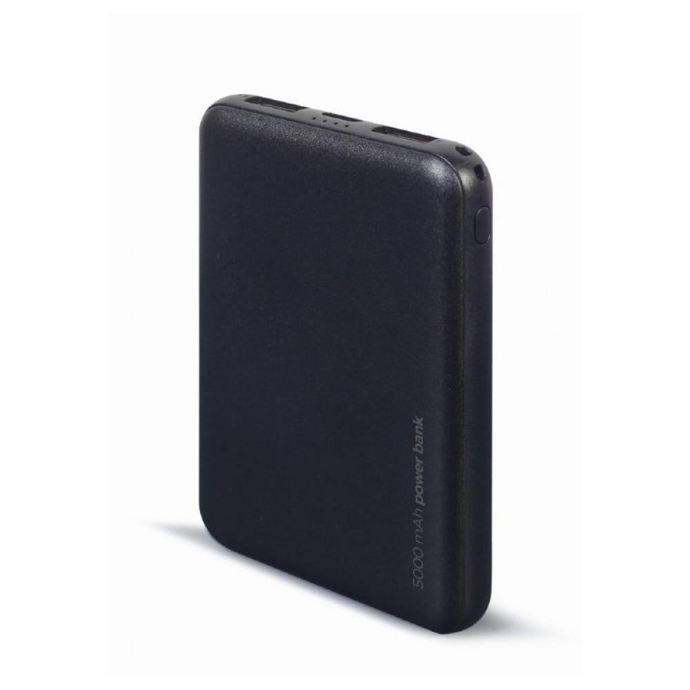 Gembird - PB05-02 batería externa Polímero de litio 5000 mAh Negro
