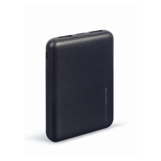 Gembird - PB05-02 batería externa Polímero de litio 5000 mAh Negro