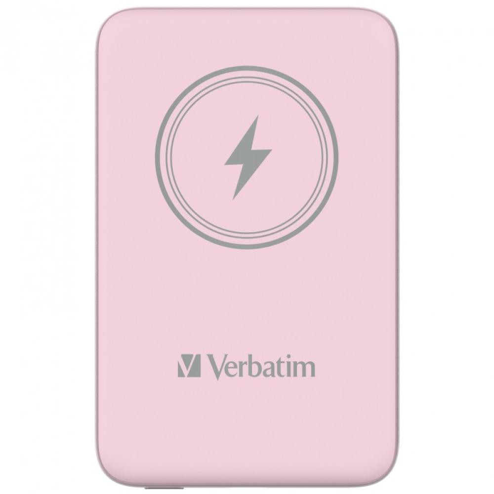 Verbatim - Charge ''n'' Go Polímero de litio 10000 mAh Cargador inalámbrico Rosa