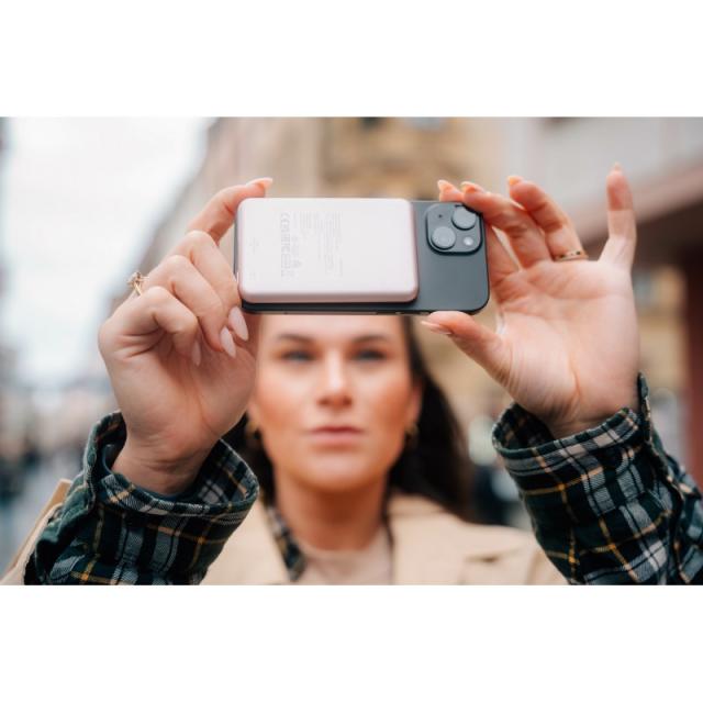 Verbatim - Charge ''n'' Go Polímero de litio 10000 mAh Cargador inalámbrico Rosa