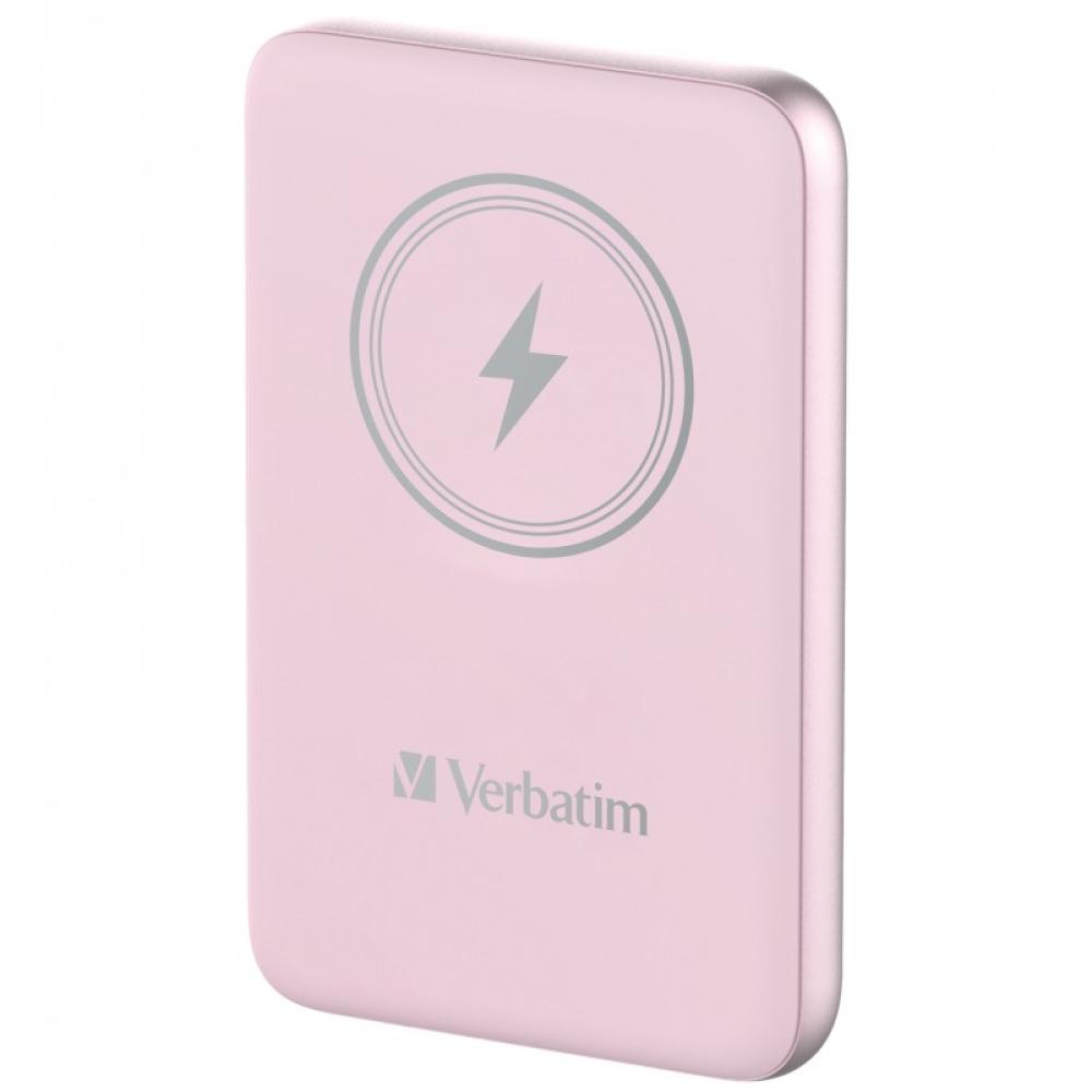 Verbatim - Charge ''n'' Go Polímero de litio 10000 mAh Cargador inalámbrico Rosa