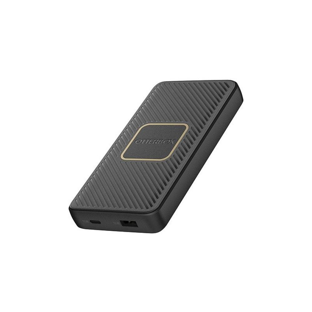 OtterBox - Fast Charge Qi Wireless 10000 mAh Cargador inalámbrico Negro