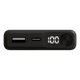 Ksix - Powerbank magnética 10.000 mAh, Compatible MagSafe, Power Delivery, 22,5 W, Cable USB-A a USB-C, Carga simultánea, Negro