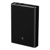 Ksix - Powerbank magnética 10.000 mAh, Compatible MagSafe, Power Delivery, 22,5 W, Cable USB-A a USB-C, Carga simultánea, Negro