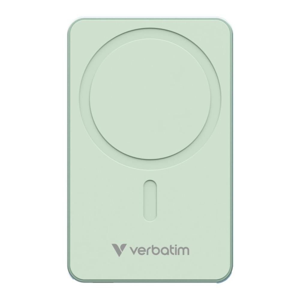 Verbatim - Charge ''n'' Go Essentials 5000 mAh Cargador inalámbrico Verde
